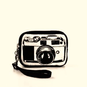 Canvas camera pouch